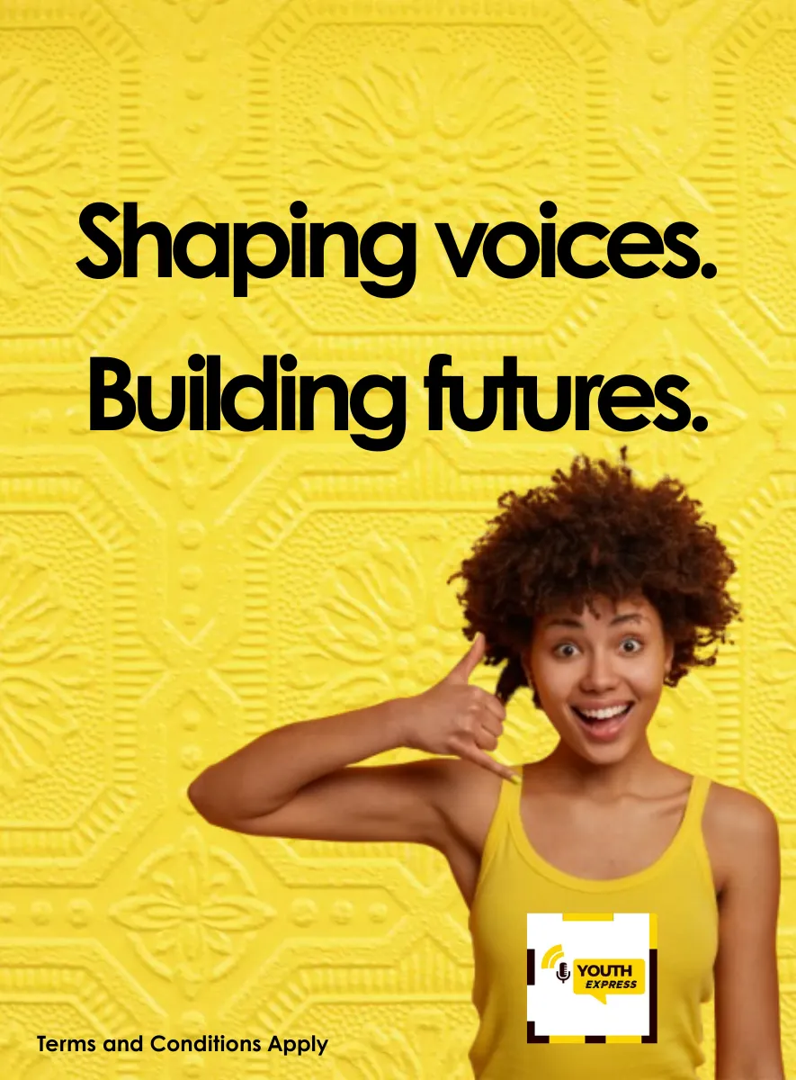 hiring feeder image for decorative purposes with a yellow textured background