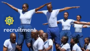 Police Trainees preparing to join the South African Police Service during the 2026/2027 recruitment drive.